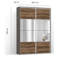 DRESSING LEX 181-240-45 B GRI/DMON/O